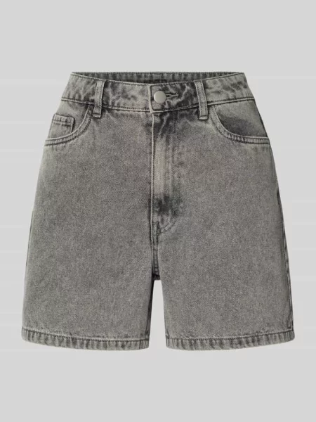 Szorty jeansowe o kroju regular fit z mieszanki bawełny model ABBI' Pieces