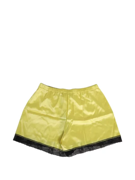 Šortai Dolce & Gabbana satino geltona