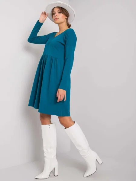 Obleka obleka Fashionhunters modra