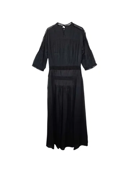 Rochie maxi Marant Etoile din dantelă negru