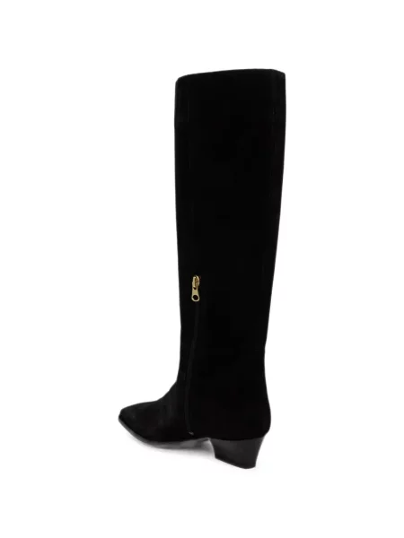 Cizme Gant din piele de căprioară negru