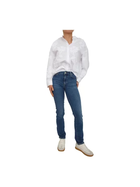 Skinny jeansy skinny Liu Jo niebieskie