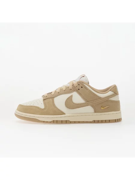 Tenisky Nike W Dunk Low Sail/ Linen-White-Mtlc Gold EUR 39 bílé