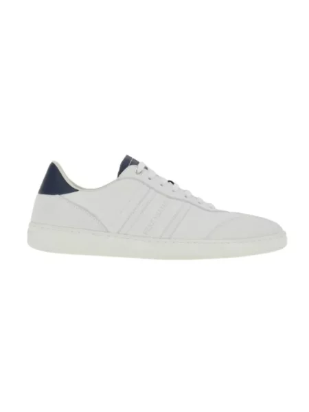 Sneakersy Salvatore Ferragamo skórzane białe