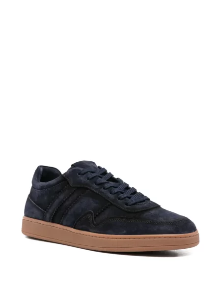 Sneakerși John Harrison din piele de căprioară albastru
