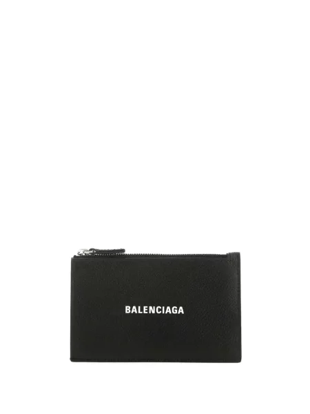 Portofel Balenciaga din piele negru