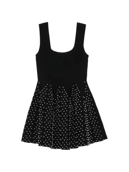Rochie Sandro cu perle tricotate negru