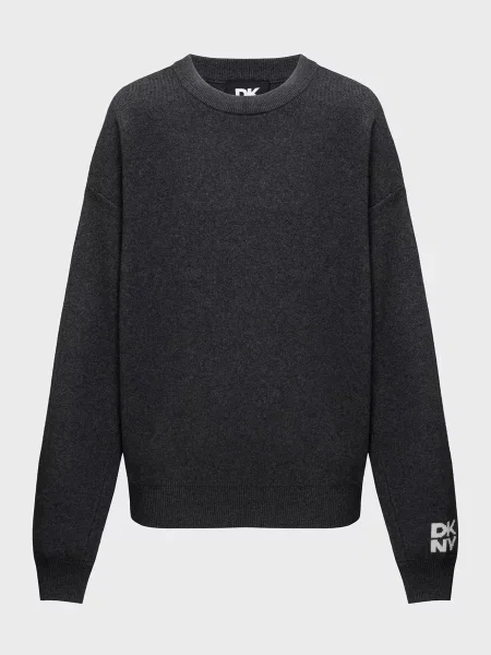 Вовняний светр Dkny сірий