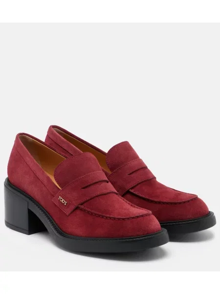 Pantofi cu toc Tod's din piele de căprioară