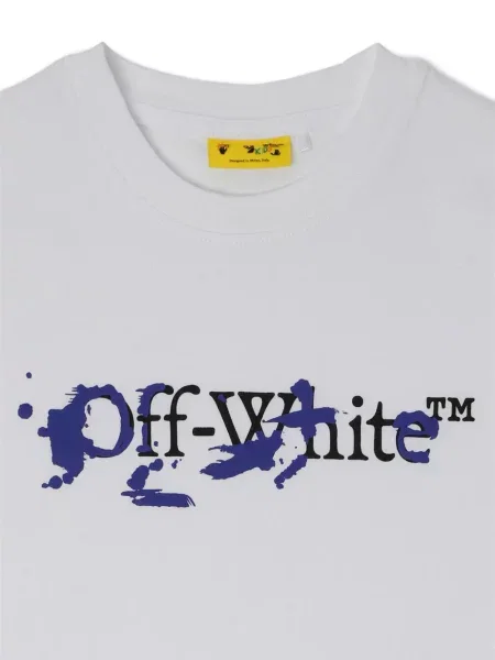 Koszulka dziecięca Off-white biała