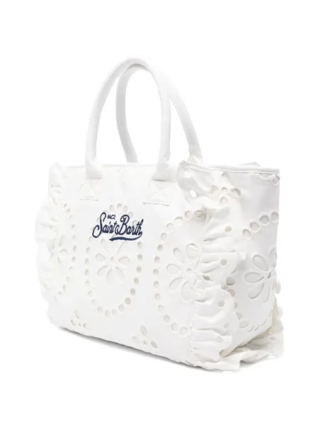 Geantă shopper Mc2 Saint Barth alb