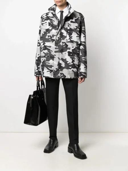 Raštuotas kamufliažinis striukė Off-white