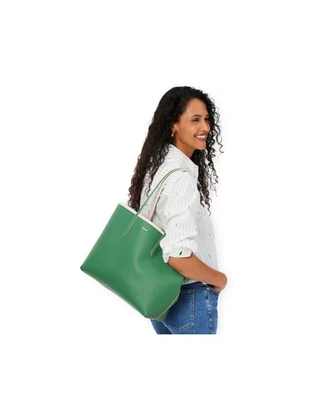 Shopper kabelka Lacoste ružová