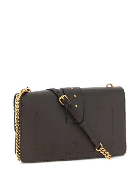 Body Pinko din piele clasic maro