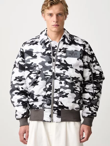 Alpha Industries Base Camo UV geacă bomber pentru bărbați