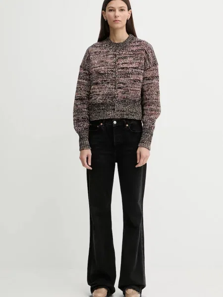 Светр із додаванням вовни Barbour Saima теплий коричневий