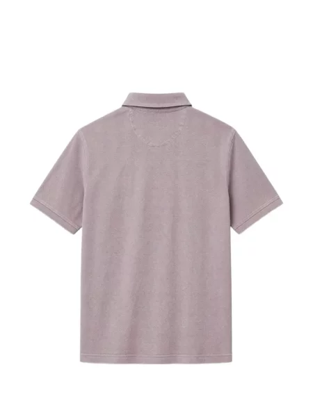 Scurt tricou polo Fedeli gri