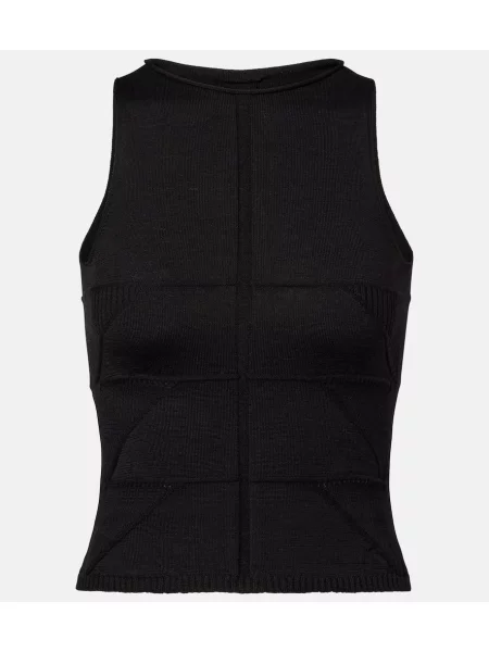 Top Rick Owens de lână negru