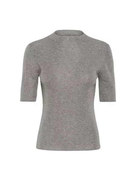 Sweter Gestuz wełniany szary