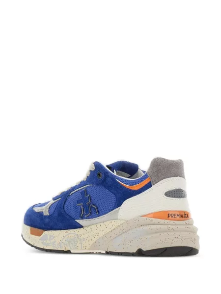 Szarvasbőr sneaker Premiata kék