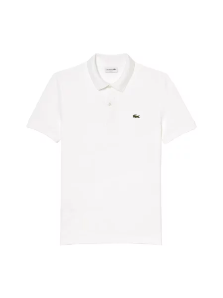 Koszulka polo o kroju slim fit z czystej bawełny Lacoste biała