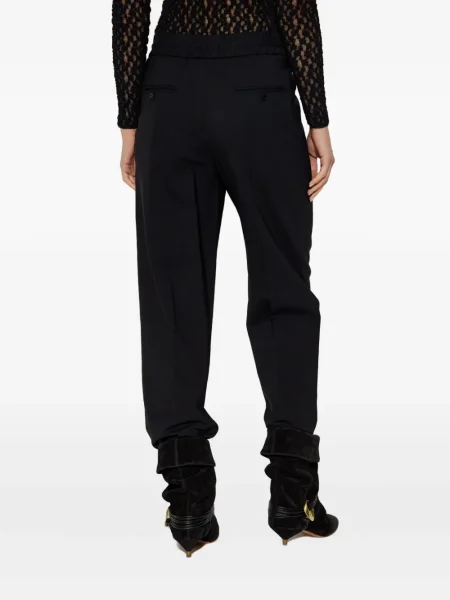 Pantaloni Isabel Marant de lână negru