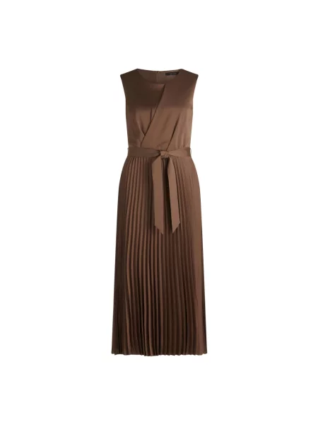 Sukienka koktajlowa Vera Mont brązowa