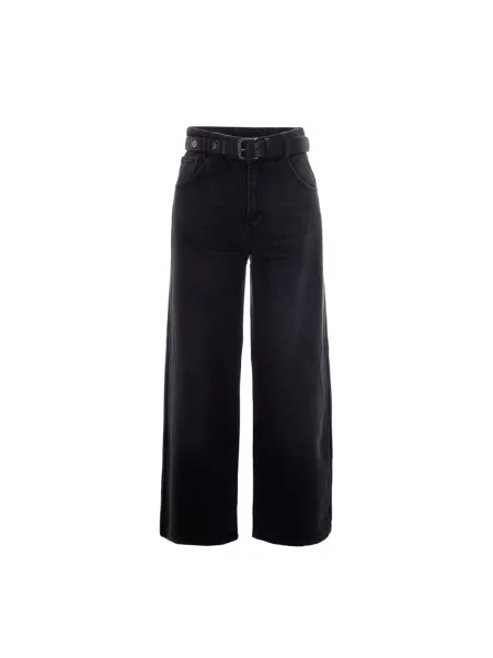 Liu Jo jeansy wide leg czarne