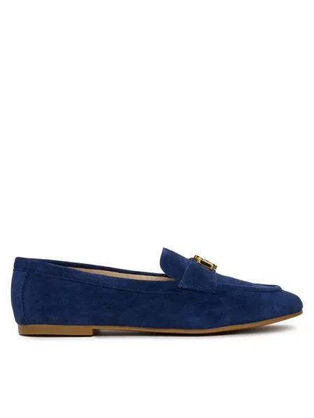 Loafersy LAUREN RALPH LAUREN niebieskie