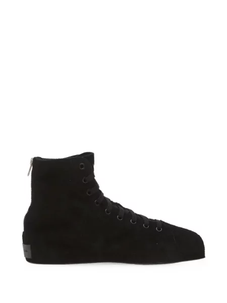 Sneakerși Y-3 din piele de căprioară negru