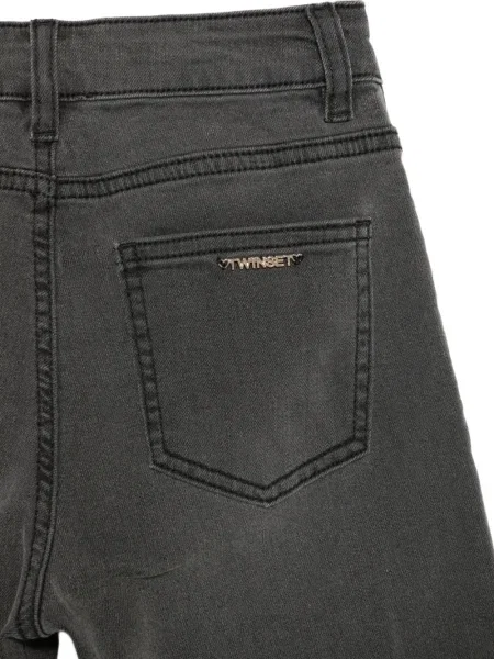 Jeansy dziecięce Twinset szare
