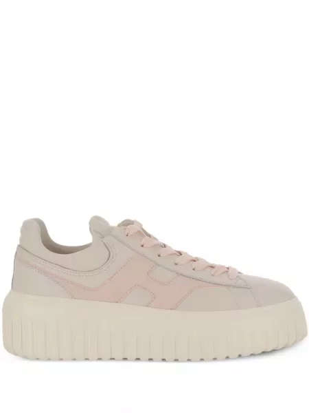 Sneakerși Hogan cu dungi roz