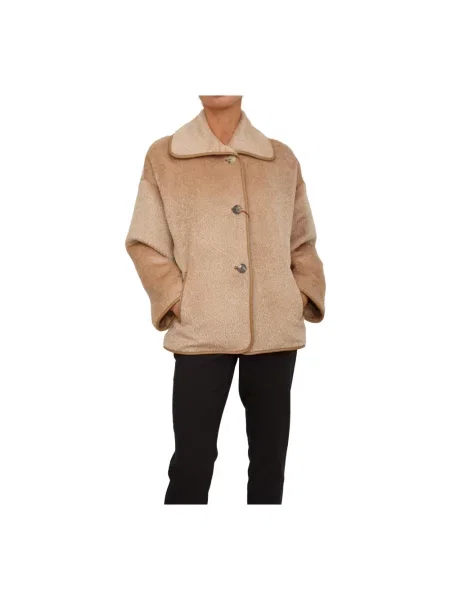 Krótka kurtka Max Mara brązowa