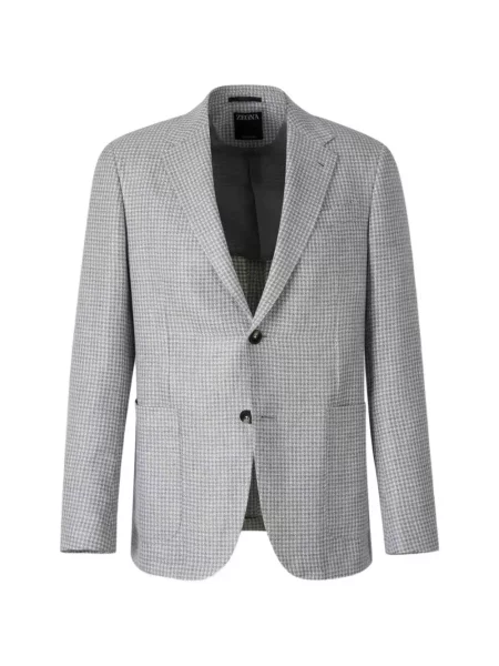 Geacă Zegna cu model pepito gri