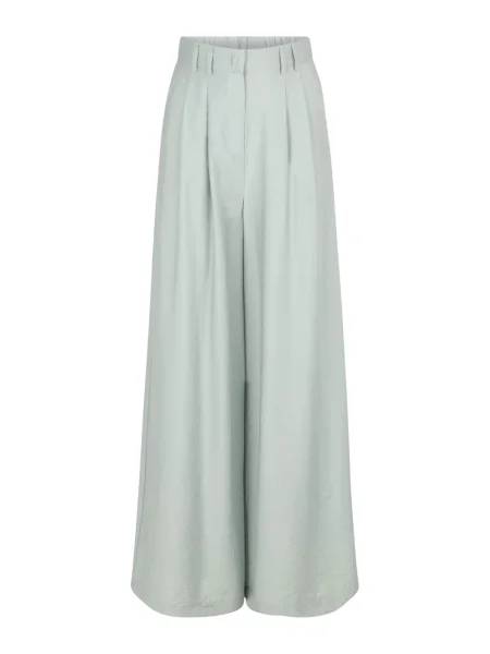 Guido Maria Kretschmer Plisované nohavice Fina striebornosivá