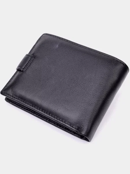 ST Leather Accessories Гаманець Шкіра чорний