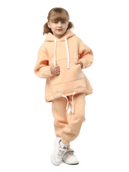 Дитячий Спортивний костюм Timbo персик бавовна/поліестер