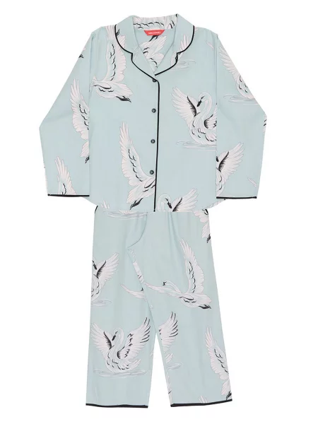 Дитяча Піжама CYBERJAMMIES Grace бавовна/модал блакитний
