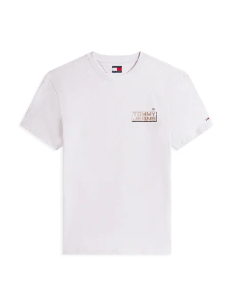 Tommy Jeans Tricou maro / negru alb
