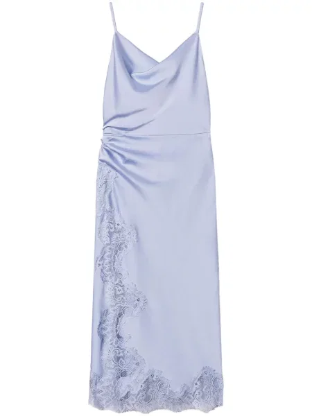 Rochie Twinset din dantelă de costum violet