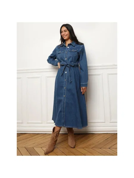 Rochie La Modeuse albastru