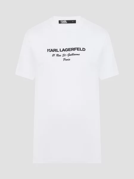Футболка Karl Lagerfeld біла