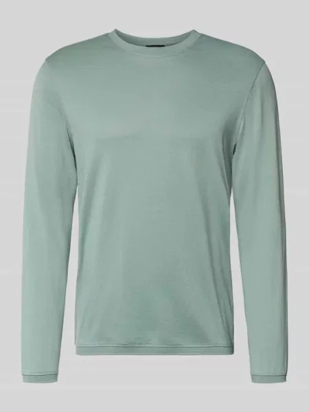 Bluzka z długim rękawem z prążkowanymi wykończeniami Model „BADI” Cinque