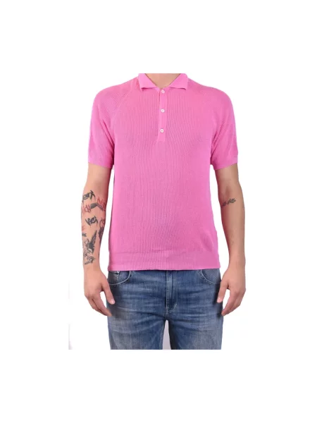 Koszulka polo Laneus różowa