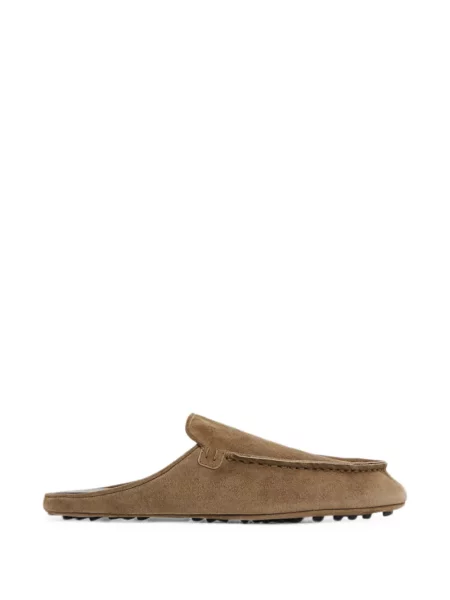 Mocasini Mansur Gavriel din piele de căprioară maro