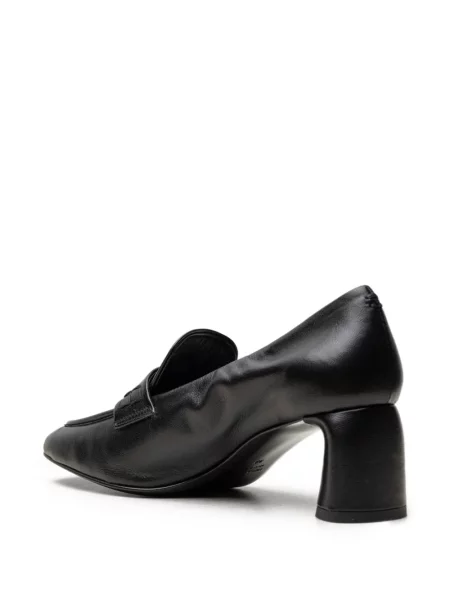 Pantofi cu toc Chuckies din piele negru
