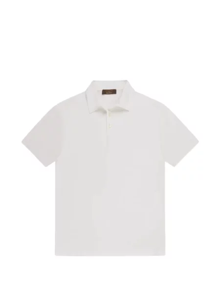 Tricou polo Slowear alb