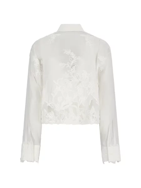 Подрязан риза Ermanno Scervino бяло
