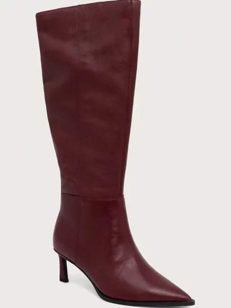 Steve Madden cizme pentru femei din piele Lucid