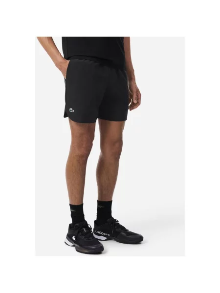 Szorty Lacoste Tennis x Novak Djokovic On Court XS czarny